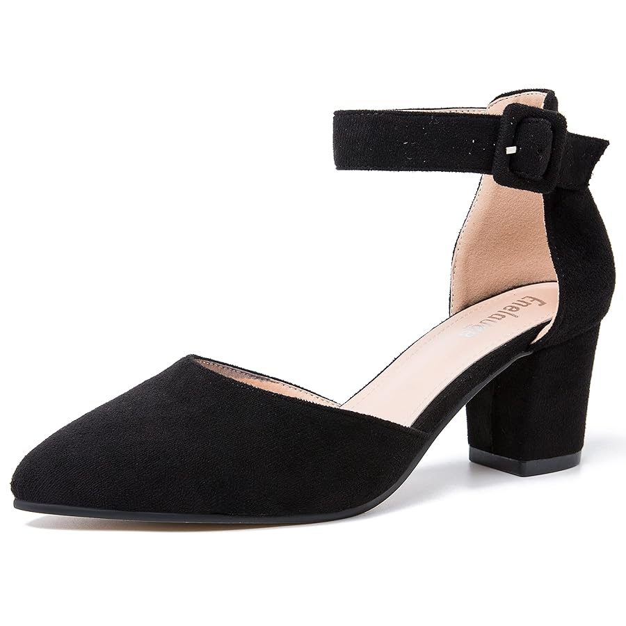 Amazon.com | Closed Toe Heels for Women Pointed Toe Heels